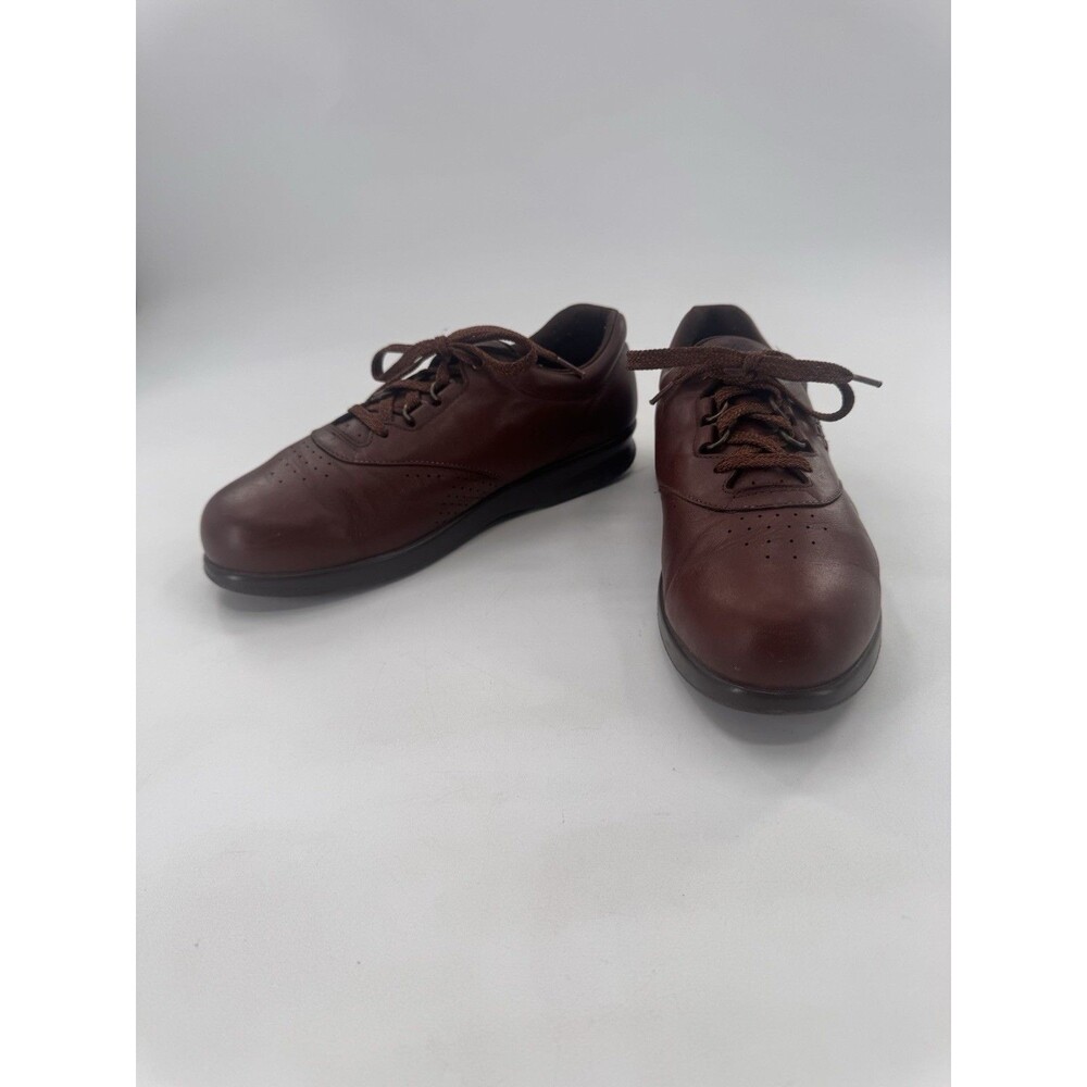 SAS Free Time Tripad Comfort Shoes Womens 10 M Brown Leather Walking Orthopedic